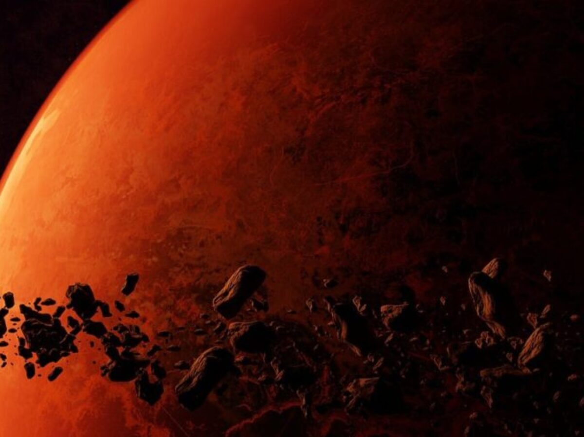 planet, asteroids, space