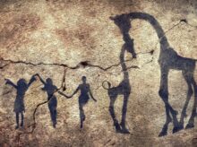cave painting, wall, stone