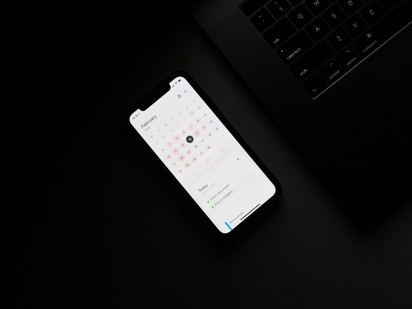black Android smartphone
