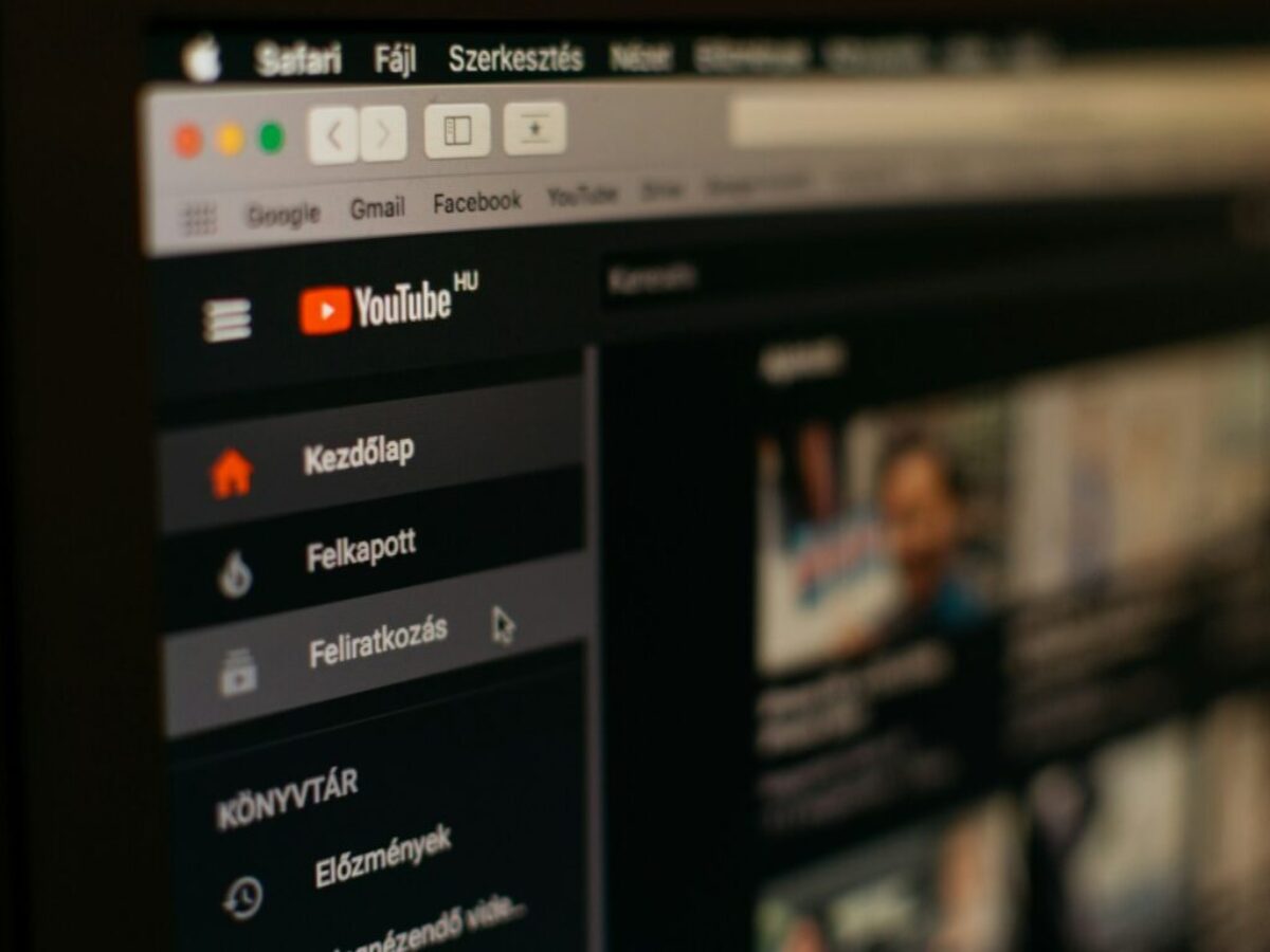 Youtube website screengrab