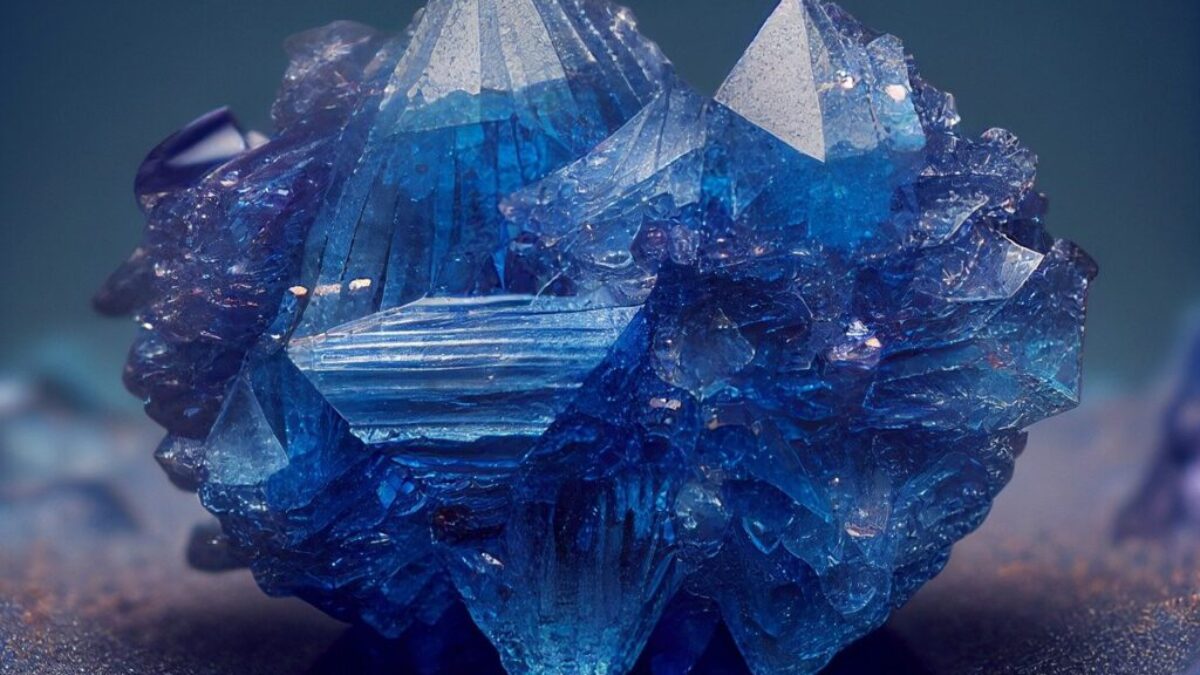 blue, nature, crystal