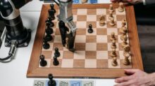 Robot Picking a Chess Piece