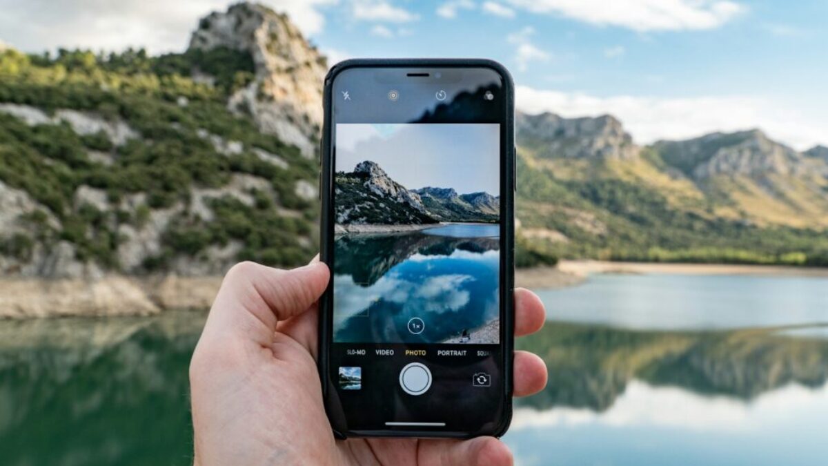person holding phone