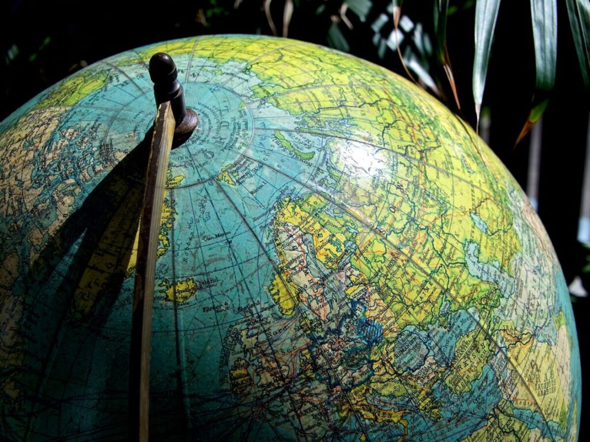 earth, globe, antique