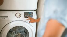 Person Using Washing Machine