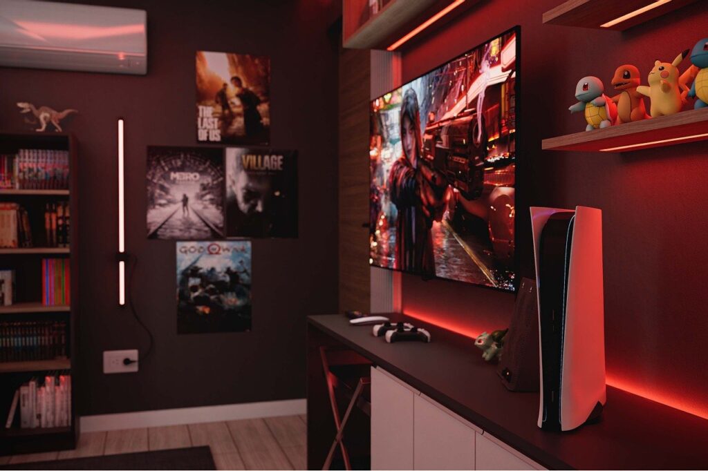 playstation, ps5 - Techsvět interior design, home office, modern interior