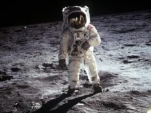 Man in Astronaut Suit