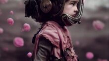 little girl, dystopia, post war