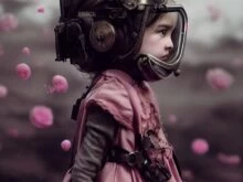 little girl, dystopia, post war