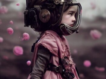 little girl, dystopia, post war