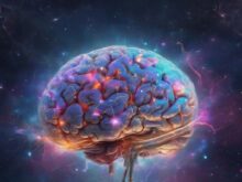 ai generated, brain, colourful