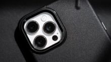 black and silver electronic device