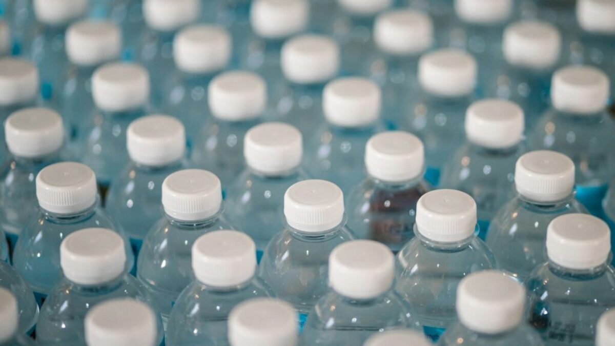 white plastic bottle lot