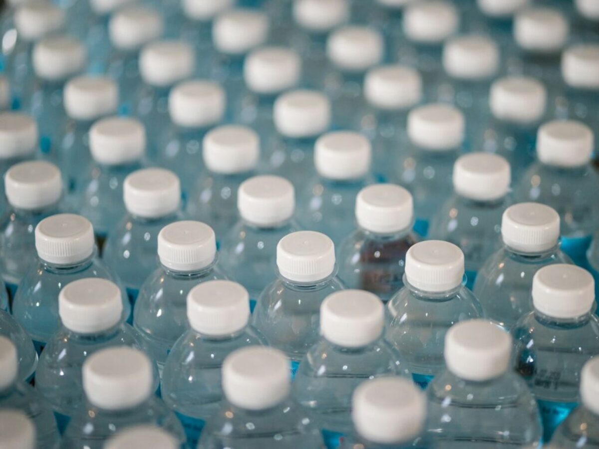 white plastic bottle lot