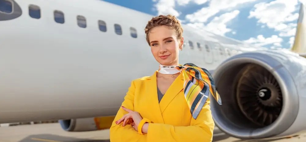 shutterstock_2291388793 - Techsvět Žena u letadla