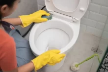 čištění toalety