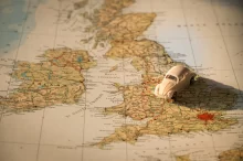 mapa Velké Británie