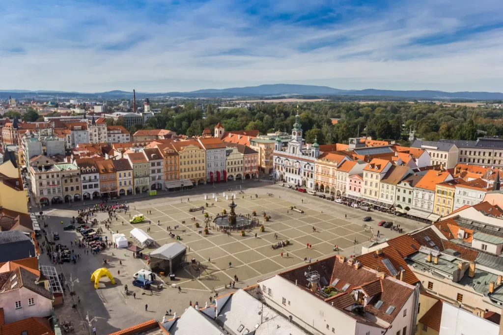 Náměstí Přemysla Otakara II. v Českých Budějovicích - Techsvět Náměstí Přemysla Otakara II. v Českých Budějovicích