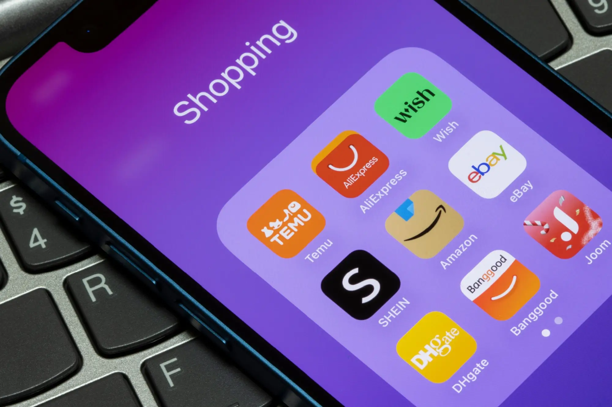 mobilní telefon aplikace e-shopy detail
