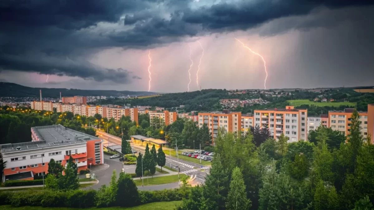 Bouře nad městem