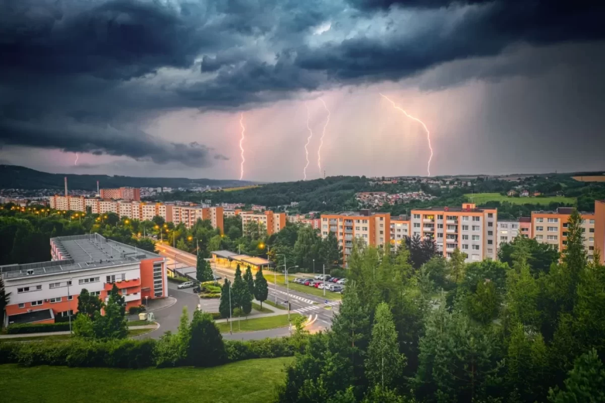 Bouře nad městem