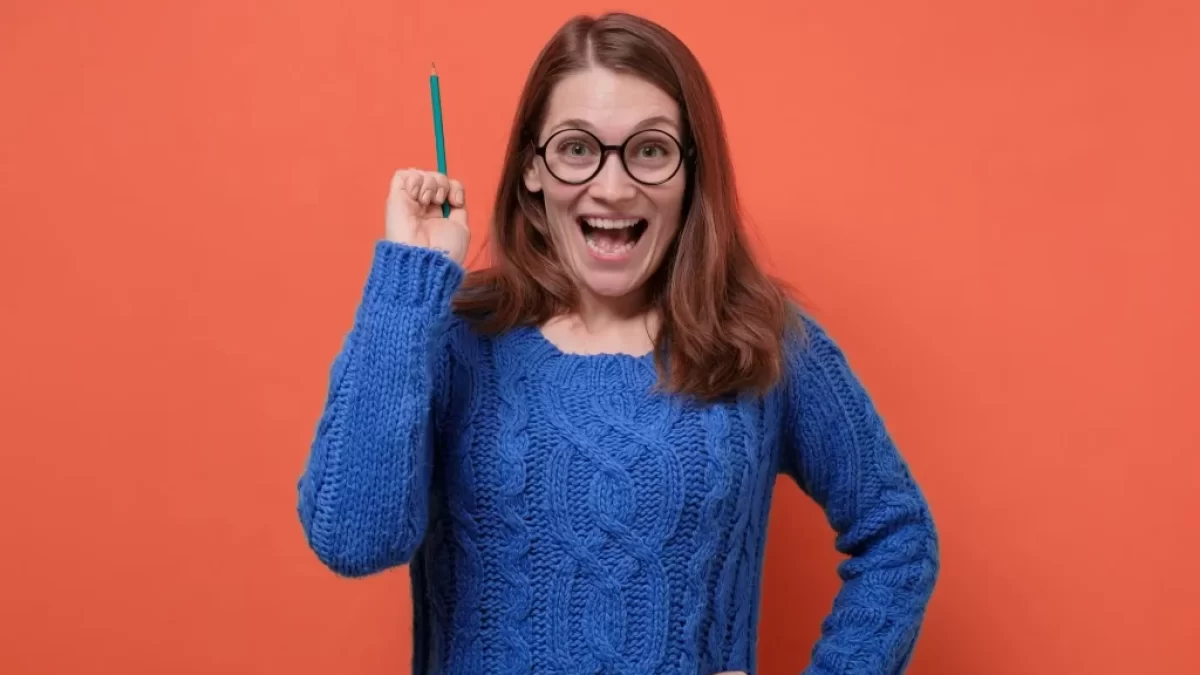 Žena s tužkou