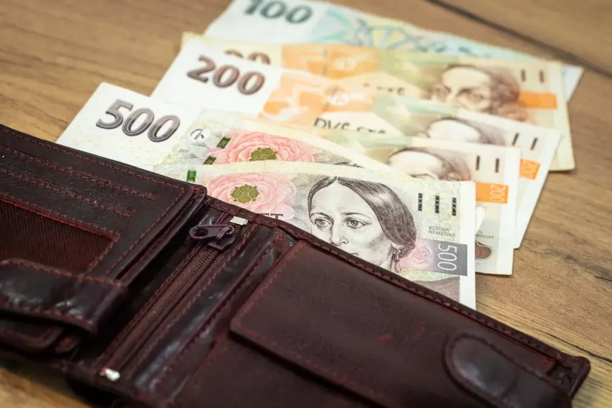 Peníze u peněženky