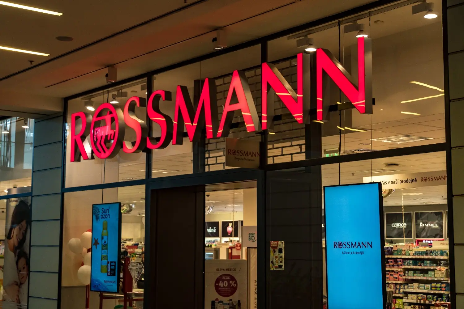 Prodejna Rossmann v Praze