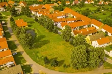 Holašovice z ptačí perspektivy
