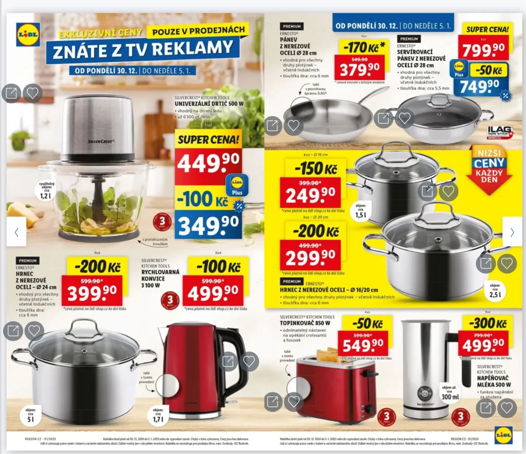 V Lidlu najdete nádobí za exkluzivní ceny - Techsvět leták Lidl