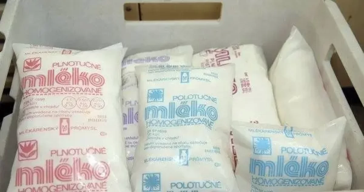 Mléko v pytlíku