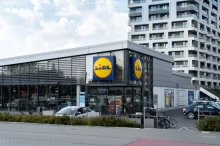 pohled na prodejnu Lidl