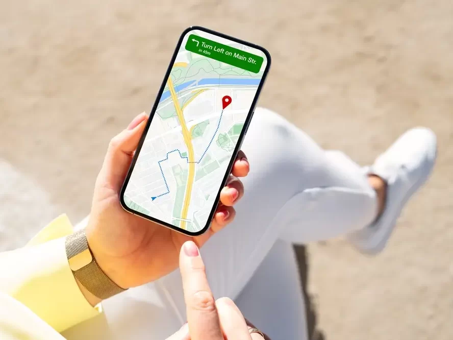 Mapy google na mobilu