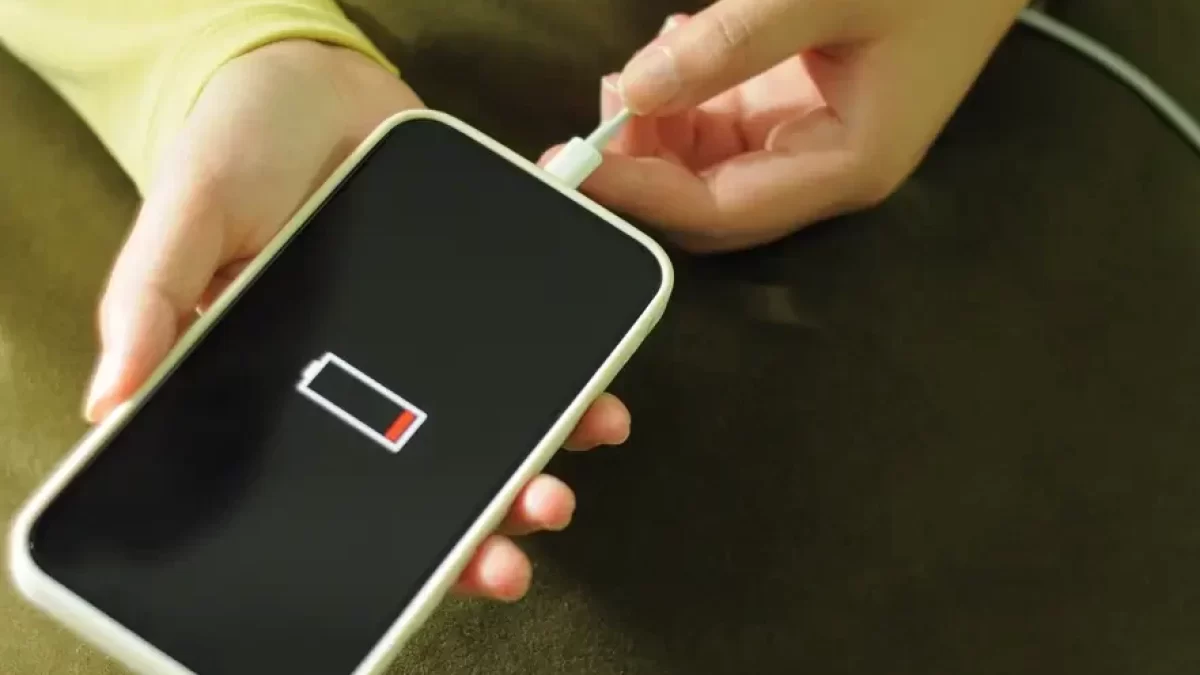 Nabíjení smartphonu kabelem