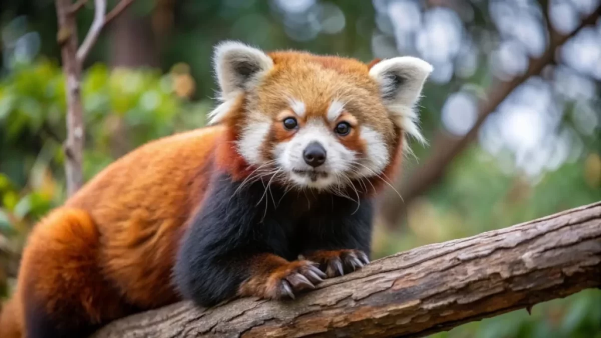 Panda červená