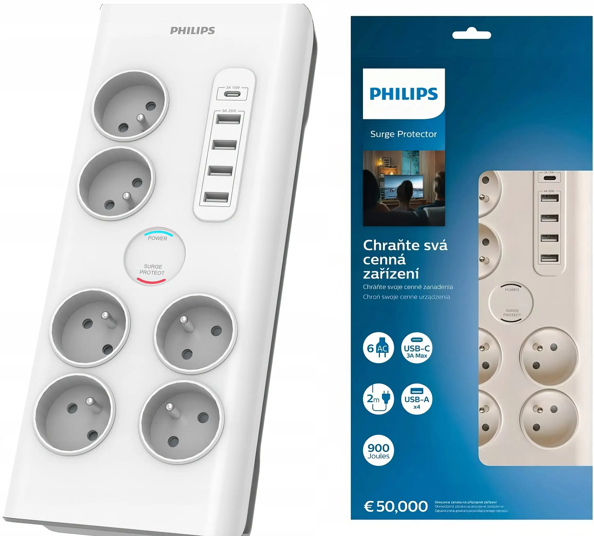 - Techsvět Přepěťová ochrana Philips