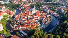 Pohled na Český Krumlov