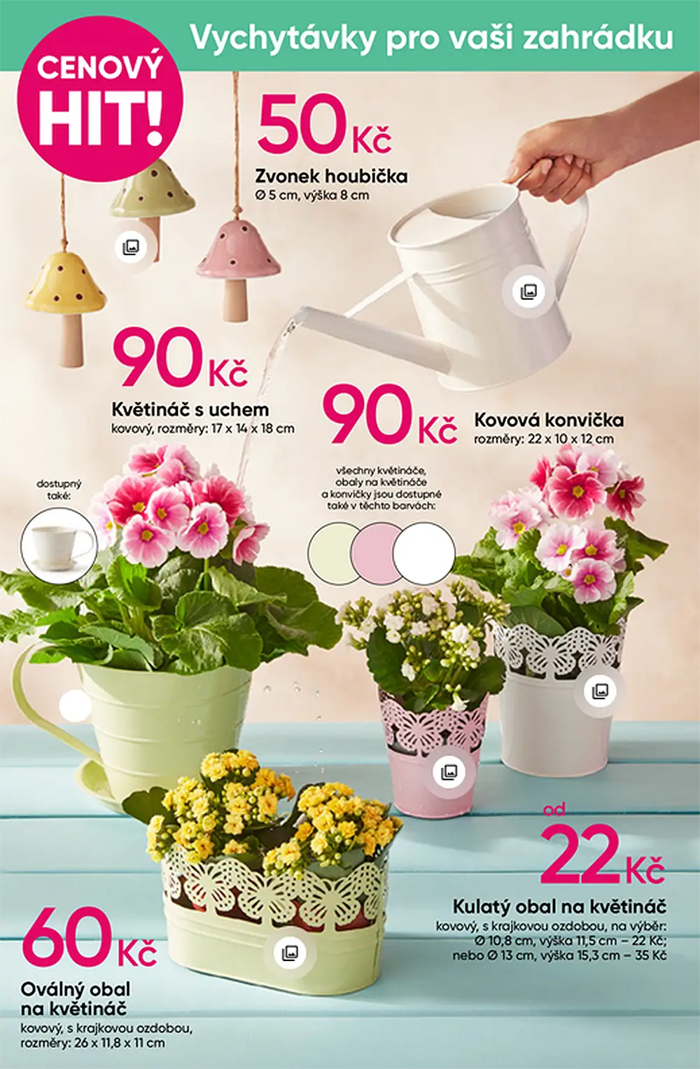 Obaly na květináče v trendy barvách koupíte v Pepcu za cenu od 20 korun. - Techsvět Leták Pepco