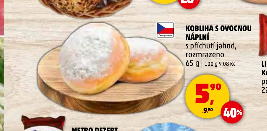 Kobliha v letáku Penny