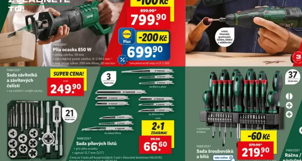 Lidl leták nářadí