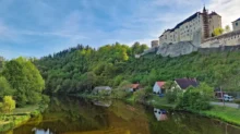 Pohled na hrad český Šternberk
