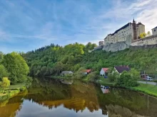 Pohled na hrad český Šternberk