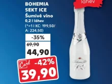 Bohemia sekt ice v letáku