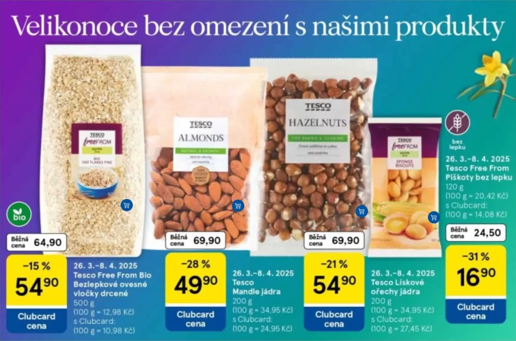 ořechy v akci