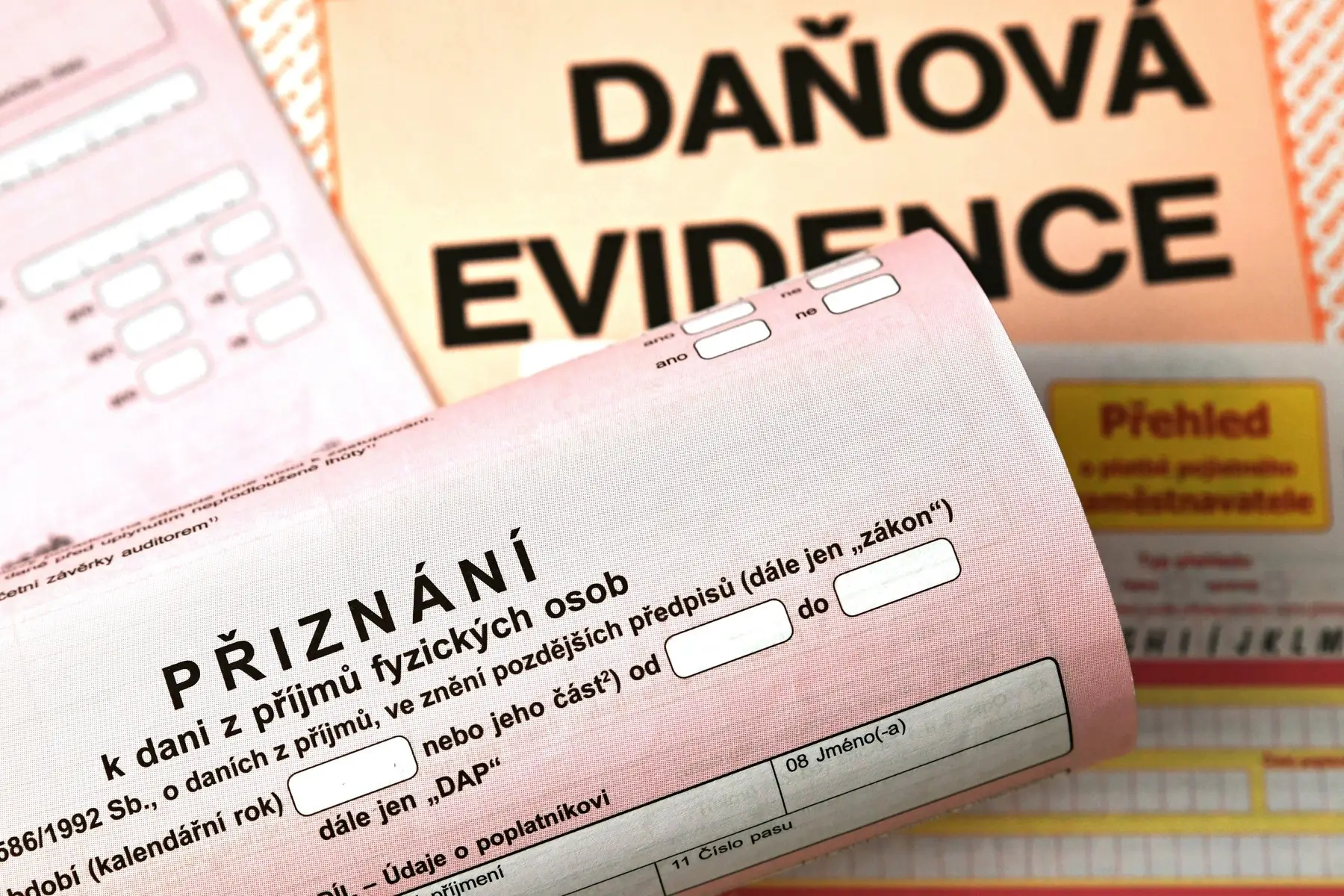 přiznání k dani z příjmů FO