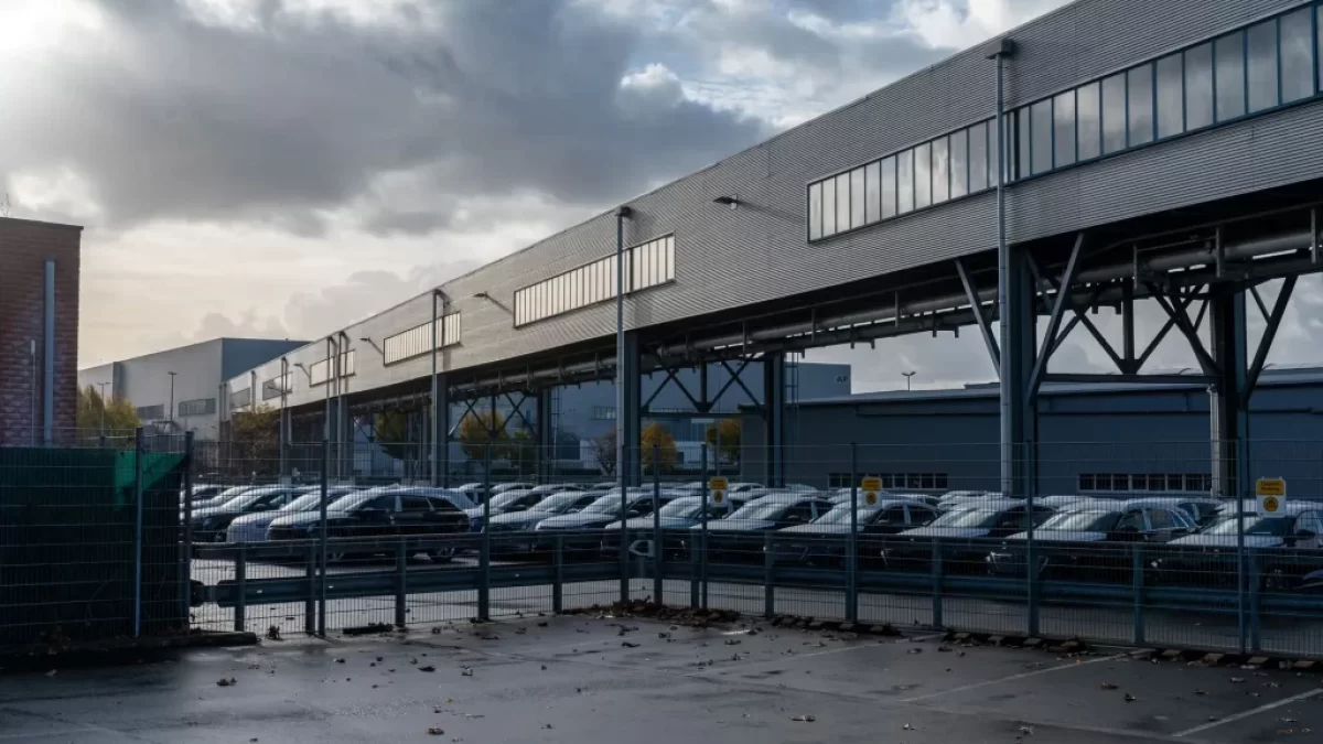 Závod Audi v Bruselu.