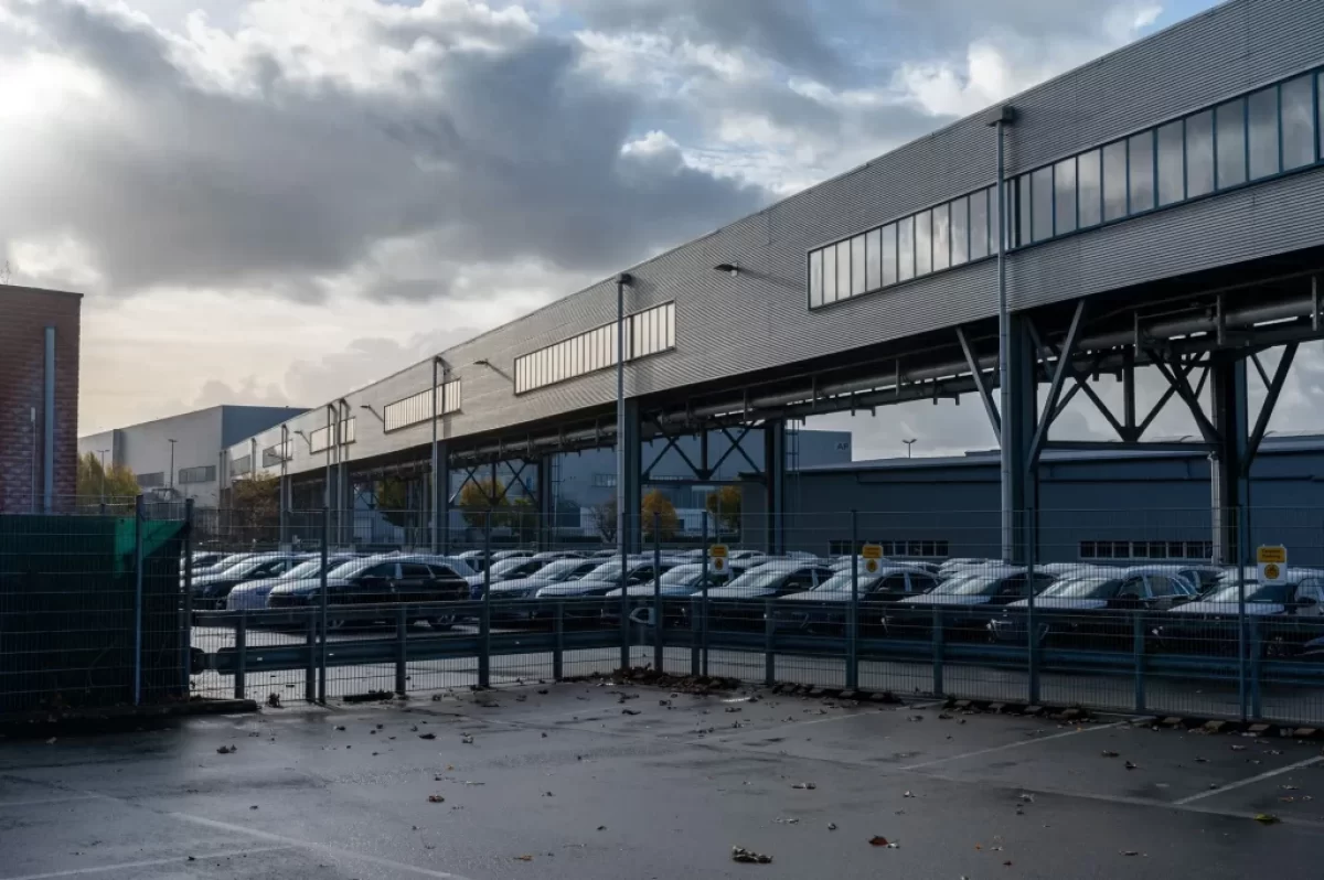 Závod Audi v Bruselu.