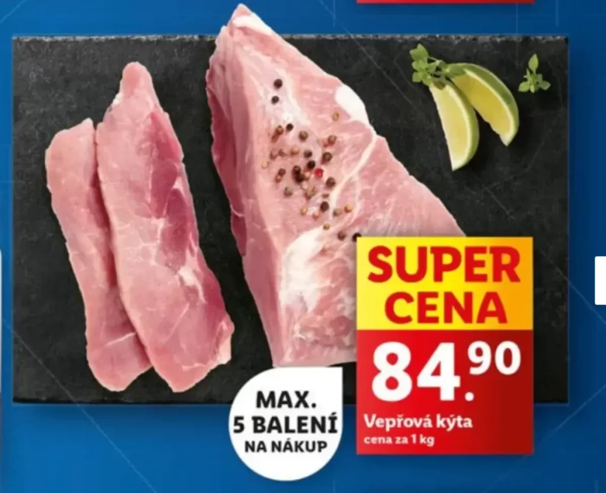 Lidl leták maso