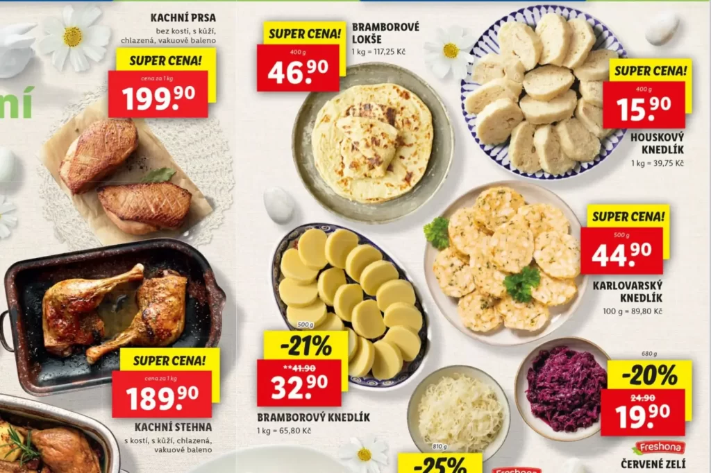 V Lidlu nakoupíte i na velikonoční hody - Techsvět Lidl leták