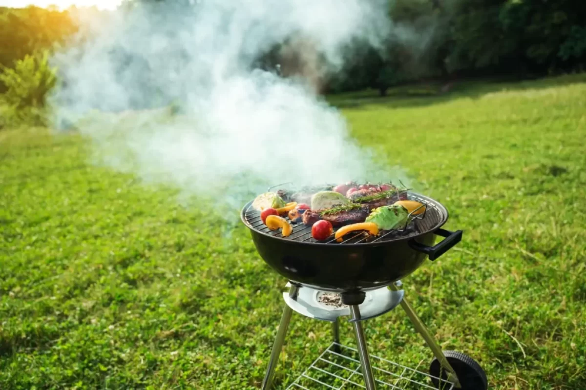 Maso a zelenina na grilu